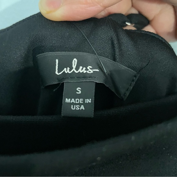 Lulus Drinks On Me Black Sleeveless Pleated Bodycon Dress Small - Picture 14 of 15